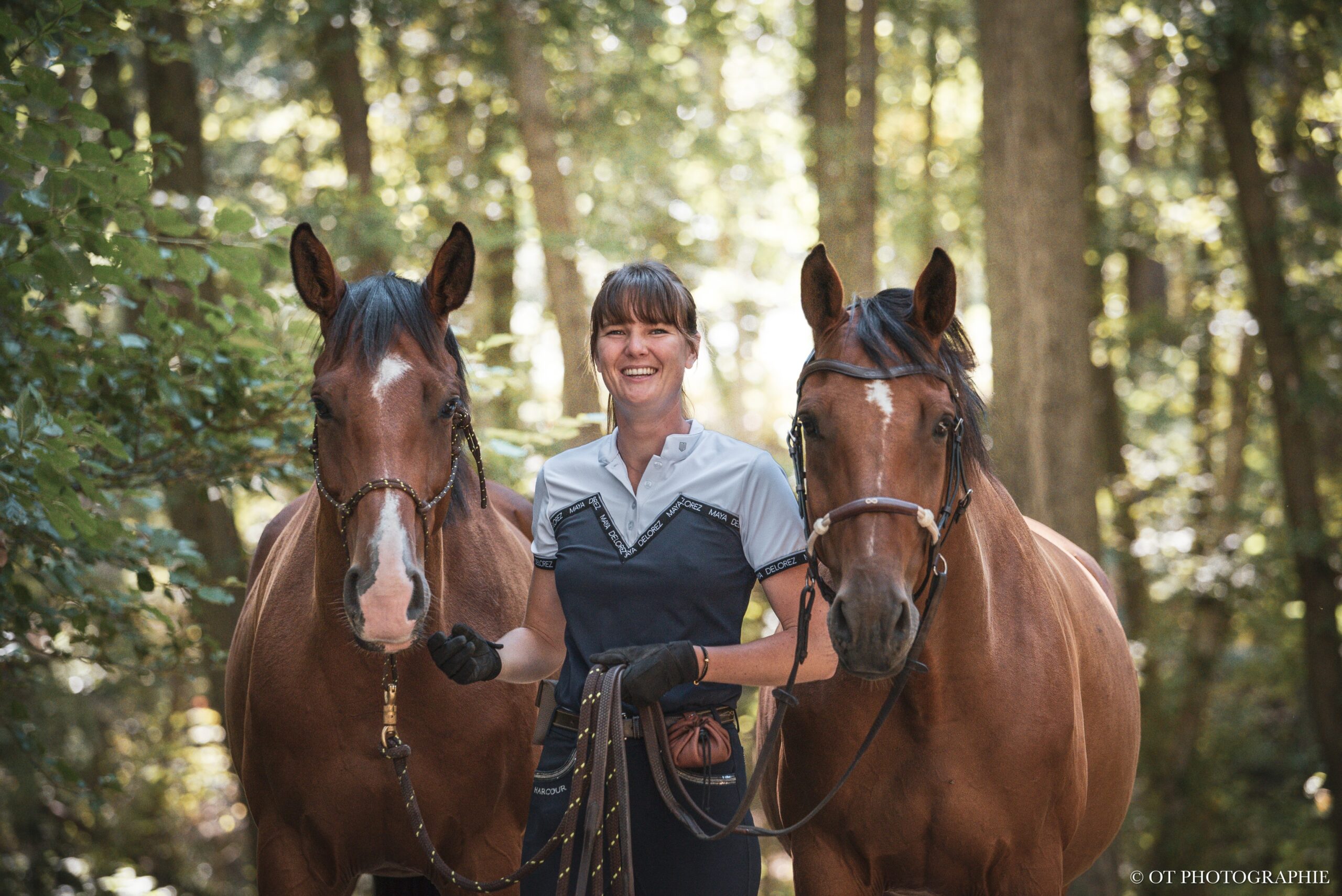 Maureen et ses chevaux